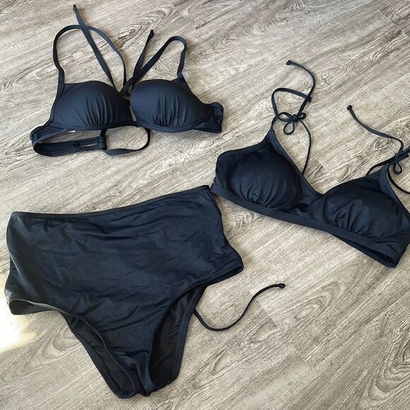 Lord & Taylor Design Lab Three Piece Swim Suit NEW - Picture 1 of 2